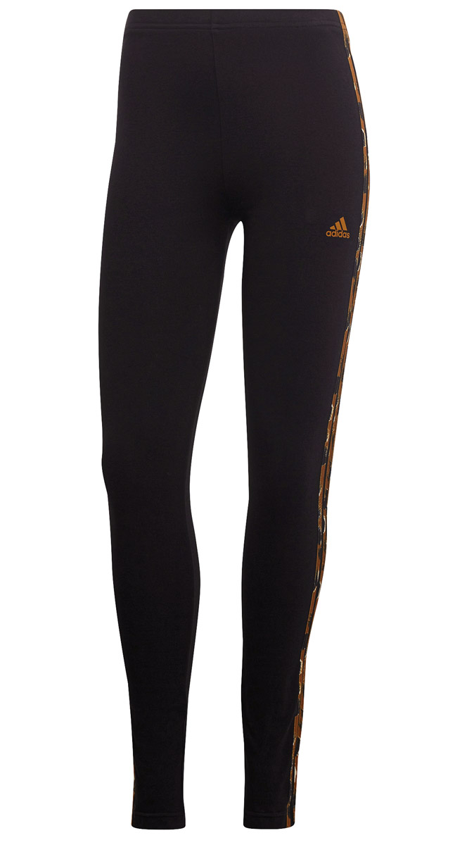 adidas Essentials 3-Stripes Animal Print Dames Legging