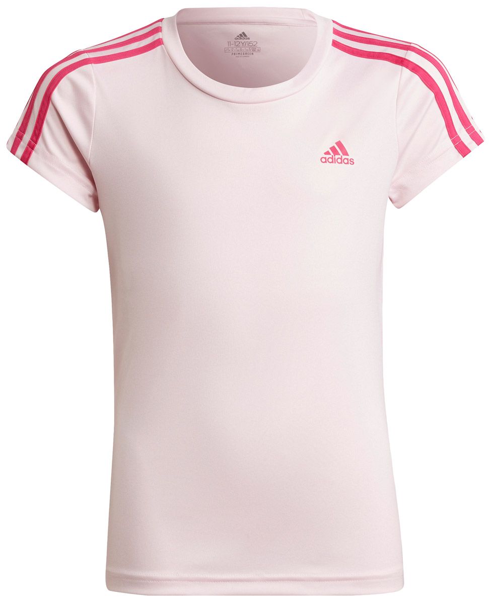 Spectaculair pop opgraven Op zoek naar adidas Designed 2 Move 3-Stripes Meisjes T-shirt?