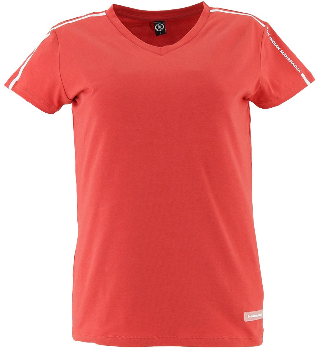 Indian Maharadja Kota Striped Shirt Dames - sportshirts - rood - Vrouwen